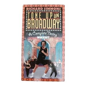 VHS: Tone Up on Broadway: Richard Simmons A Complete Toning Workout 2000 Vintage